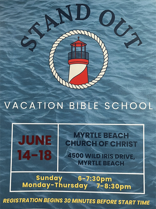 2026 Vacation bible School Flyer