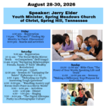 2026 Parent/Youth Seminar Flyer